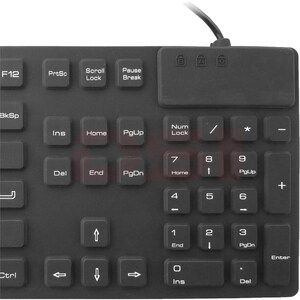 DSI WATERPROOF IP68 INDUSTRIAL USB KEYBOARD WITH NUMBER PAD - Cable Connectivity - USB Interface - 105 Key(s) - Windows - 