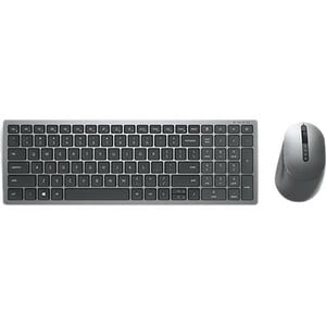 Dell Multi-Device Wireless Keyboard & Mouse Combo US English - KM7120W - Scissors Wireless Bluetooth/RF 5.0 2.40 GHz Keybo