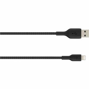 Belkin 15 cm Lightning/USB Data Transfer Cable - First End: Lightning - Second End: USB Type A - MFI - Black