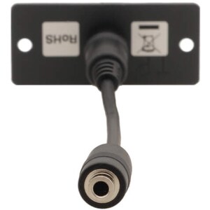 Kramer WA-1PN(W) Faceplate Insert - 1 x Total Number of Socket(s) - White - 1 x Mini-phone Port(s)