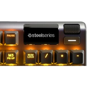 SteelSeries Apex 5 Gaming Keyboard - Cable Connectivity - USB Interface - English (US) - Black - Mechanical Keyswitch - Br