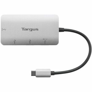 Targus ACH228EU USB Hub - USB Type C - 5 GB/s - Portable - Silver - 4 Total USB Port(s) - PC, Mac