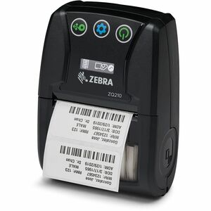 Zebra ZQ210 Direct Thermal Printer - Monochrome - Portable - Label/Receipt Print - USB - Bluetooth - 0.31" Print Width - 2