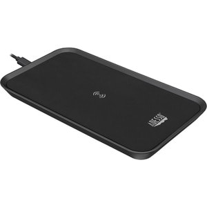 Adesso 10W Max Qi-Certified 3-Coil Wireless Charging Pad - 5 V DC, 9 V DC Input - Input connectors: USB - Overcharge Prote