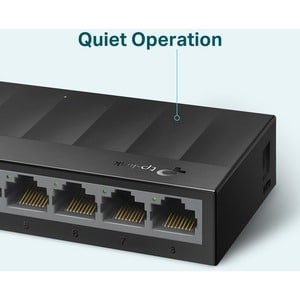 TP-Link LS1008G - Litewave 8 Port Gigabit Ethernet Switch - Desktop Ethernet Splitter - Plastic Case - Unshielded Network 