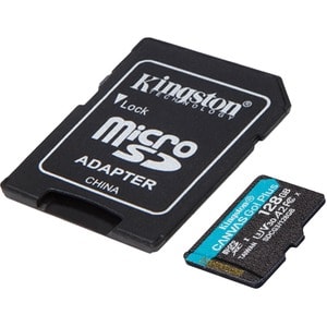 Kingston Canvas Go! Plus SDCG3 128 GB Class 10/UHS-I (U3) microSDXC - 170 MB/s Read - 90 MB/s Write - Lifetime Warranty