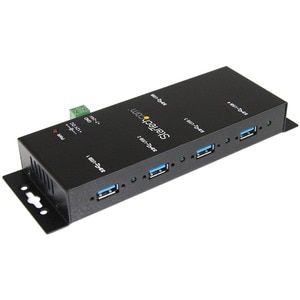 MOUNTABLE 4 PORT RUGGED INDUSTRIAL SUPERSPEED USB 3.0 HUB