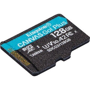 Kingston Canvas Go! Plus SDCG3 128 GB Class 10/UHS-I (U3) microSDXC - 170 MB/s Read - 90 MB/s Write