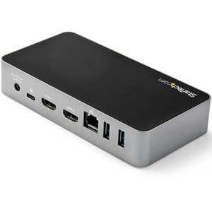 StarTech.com USB-C Dock - Dual Monitor 1080p HDMI Laptop Docking Station - 65W Power Delivery - 1x USB-C, 3x USB-A, GbE - 