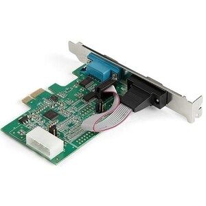 StarTech.com Serial Adapter with 16950 UART - Low-profile Plug-in Card - 1 Pack - PCI Express 1.1 x1 - PC, Linux - 2 x Num