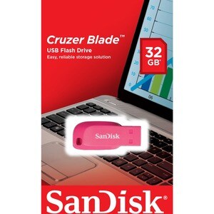 CRUZER BLADE 32GB ELECTRIC PINK .