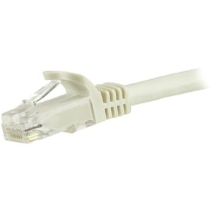StarTech.com Cavo patch CAT6 1,5 m - Filo di rame al 100% - Connettore antistrappo - Bianco - Cable for Dispositivo di ret