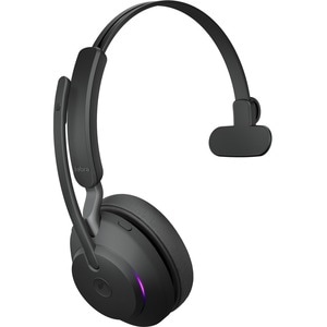 Casque Jabra Evolve2 65 - Sans fil - Design Sur tête - Mono Canal - Couleur Noir - Monaural - Supra-aural - Bluetooth - US