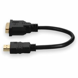 AddOn 20.32 cm DVI/HDMI Video Cable - Cable for Video Device - First End: HDMI Digital Audio/Video - Male - Second End: 25