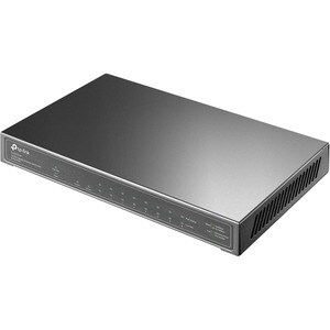 TP-Link TL-SG1210P - 8-Port Gigabit PoE Switch - 8 PoE+ Ports @63W, w/ 1 Uplink Gigabit Port + 1 SFP Slot - Desktop/Wall-M