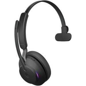 Jabra Evolve2 65 Wireless Over-the-head Mono Headset - Black - Monaural - Supra-aural - Bluetooth - USB Type A