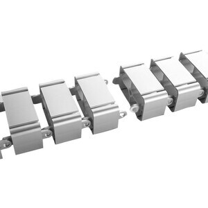 Digitus Kabelführung - Silber - 1 Pack Paket - Kabelführung - 1,3 m Länge - ABS-Kunststoff, Metall