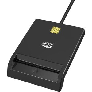 Adesso Smart Card Reader - Contact - Cable - USB 2.0 - TAA Compliant