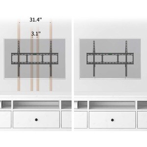 Amer Mounts Wall Mount for Flat Panel Display, Monitor - 1 Display(s) Supported - 100" Screen Support - 220.46 lb Load Cap