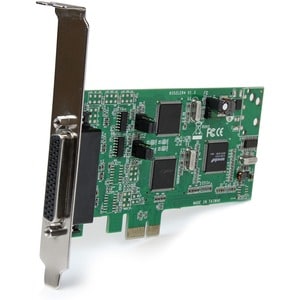 StarTech.com Multiport Serial Adapter - TAA Compliant - PCI Express x1 - 4 x DB-9 RS-232/422/485 - Serial, Via Cable - 3.5