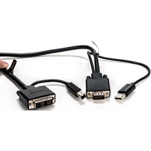 Vertiv AVOCENT DVI-D/VGA KVM Cable - Cable for KVM Switch - First End: 15-pin HD-15 - Second End: DVI-D Digital Video