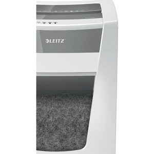 Leitz IQ Office Pro Paper Shredder - Continuous Shredder - Super Micro Cut - 7 Per Pass - for shredding Staples, Paper Cli