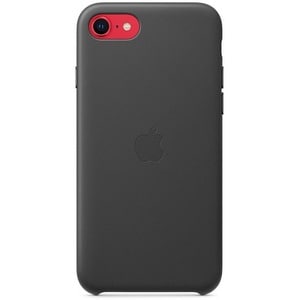 Apple iPhone SE Leather Case - Black - For Apple iPhone SE 2, iPhone 8, iPhone 7 Smartphone - Black - Soft-touch - Scratch