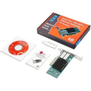 SIIG Dual Port 10G SFP+ Ethernet Network PCI Express - PCI Express 2.0 x8 - Optical Fiber - 10GBase-X - Plug-in Card