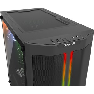 be quiet! Pure Base 500 BGW37 Computergehäuse - ATX, Micro ATX, Mini ITX Motherboard Supported - Gehärtetes Glas, Acrylnit