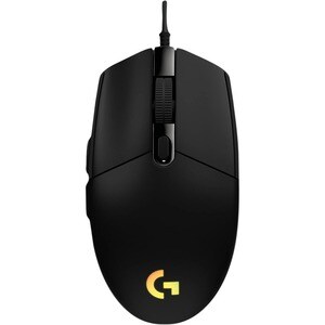Souris de jeu Logitech G203 - USB - Optique - 6 Bouton(s) - Noir - Câble - 8000 dpi - Roulettes avec frein