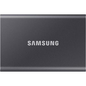 Samsung T7 MU-PC2T0T/AM 2 TB Portable Solid State Drive - External - PCI Express NVMe - Titan Gray - Gaming Console, Deskt