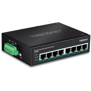 TRENDnet TI-PE80 8 Ports Ethernet Switch - Fast Ethernet - 100Base-X - New - TAA Compliant - 2 Layer Supported - Twisted P
