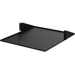 StarTech.com â€ŽCABSHF2POST2 2U Rackmount Rack-Regal für LAN-Schalter, Patchfeld, Server - 482,60 mm Rack Width - Schwarz 