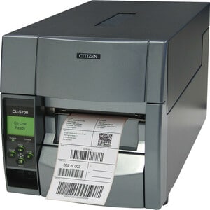 Citizen CL-S700II Desktop Direct Thermal/Thermal Transfer Printer - Monochrome - Label Print - Ethernet - USB - Serial - 1