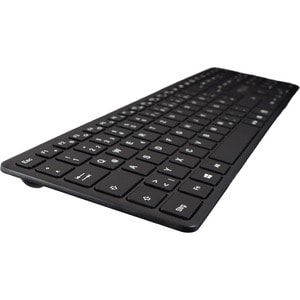 V7 KW550DEBT Tastatur - Kabellos Konnektivität - USB Schnittstelle - Deutsch - Schwarz - Schere Keyswitch - Bluetooth/RF -