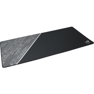 Tapis de souris de jeu Asus ROG Sheath - x 900 mm x 440 mm Dimension - Noir, Gris - Caoutchouc - Antidérapante, Anti-effil