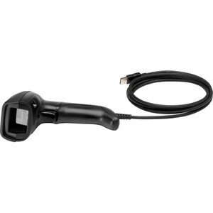 Handheld Scanner de code à barre HP - Noir - Câble Connectivité - USB Câble inclus - 1D, 2D - Imager - Omnidirectionnelle 