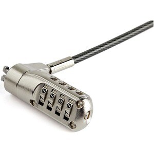 StarTech.com Câble antivol pour ordinateur portable - 2 m - Verrou à combinaison - Nano-Slot - Câble de sécurité - 60,96 c