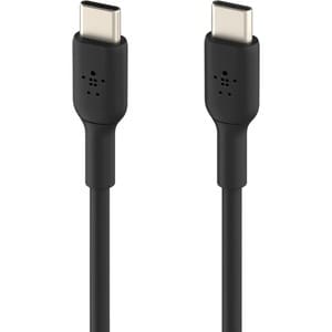 Belkin BoostCharge USB-C to USB-C Cable (1 meter / 3.3 foot, Black) - 3.3 ft USB-C Data Transfer Cable - First End: 1 x US
