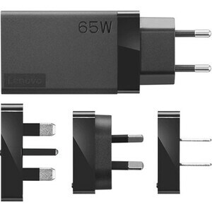 Lenovo 65 W AC Adapter - For USB Type C Device - 120 V AC, 230 V AC Input