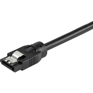 StarTech.com 0.3 m Round SATA Cable - Latching Connectors - 6Gbs SATA Cord - SATA Hard Drive Power Cable - Lifetime Warran