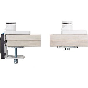 SIIG Single Monitor Aluminum Heavy Duty Desk Mount with USB and Audio Ports - 17" to 43" - Single Monitor Aluminum Heavy D