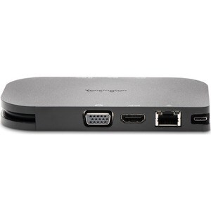 Kensington SD1610P Docking Station - for Monitor/Projector/Notebook/Tablet - 60 W - USB Type C - 3 x USB Ports - 2 x USB 3