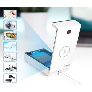 Technaxx - 4,6 cm Höhe x 11 cm Breite - Weiß - Acrylnitril-Butadien-Styrol (ABS)