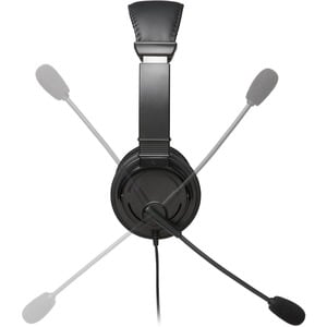 Kensington Wired Over-the-head Stereo Headset - Binaural - Circumaural - Noise Cancelling Microphone - USB