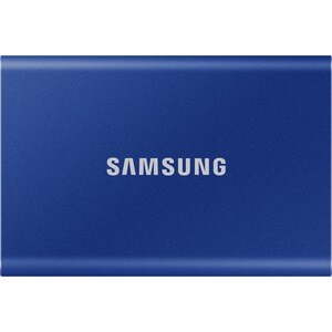  SSD Externe T7 Samsung 2To Bleu MU-PC2T0H, vitesse de lecture jusqu'à 1050 Mo/s, résiste aux chutes jusqu'à 2m