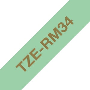 Brother P-touch Thermal Transfer Printable Ribbon - Mint Green - 12 mm x 4 m - Satin - 1 Roll