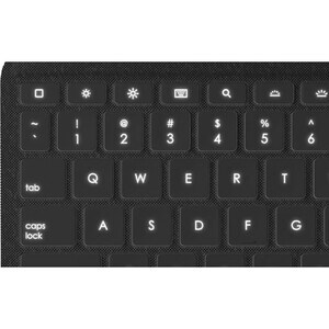 Logitech Combo Touch Keyboard/Cover Case Apple, Logitech iPad (7th Generation) Tablet - Graphite - Scuff Resistant, Scratc