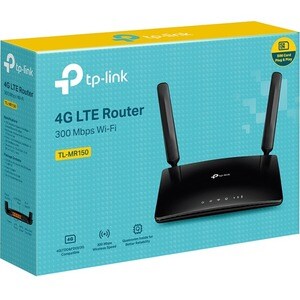 Modem/Routeur sans fil TP-Link TL-MR150 - Wi-Fi 4 - IEEE 802.11b/g/n - 1 SIM - cellulaire, Ethernet - 4G - LTE 800, LTE 90