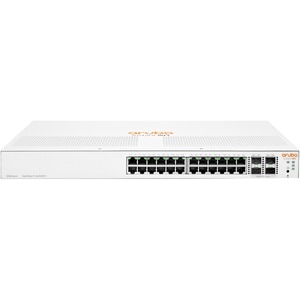 HPE Instant On 1930 24G 4SFP/SFP+ Switch - 24 Ports - Manageable - Gigabit Ethernet, 10 Gigabit Ethernet - 10/100/1000Base